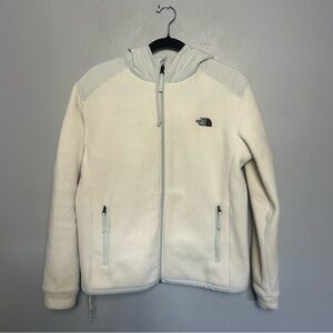 The North Face Alpine Polartec 200 White Fleece Jacket Size Medium White